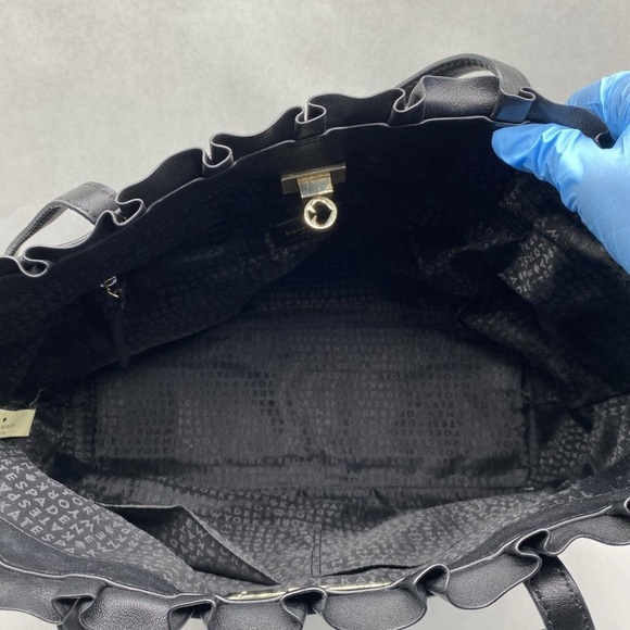 Kate Spade Valerie Black Leather Tote – Everyday Work Bag – Open to Offers - Picture 6 of 9